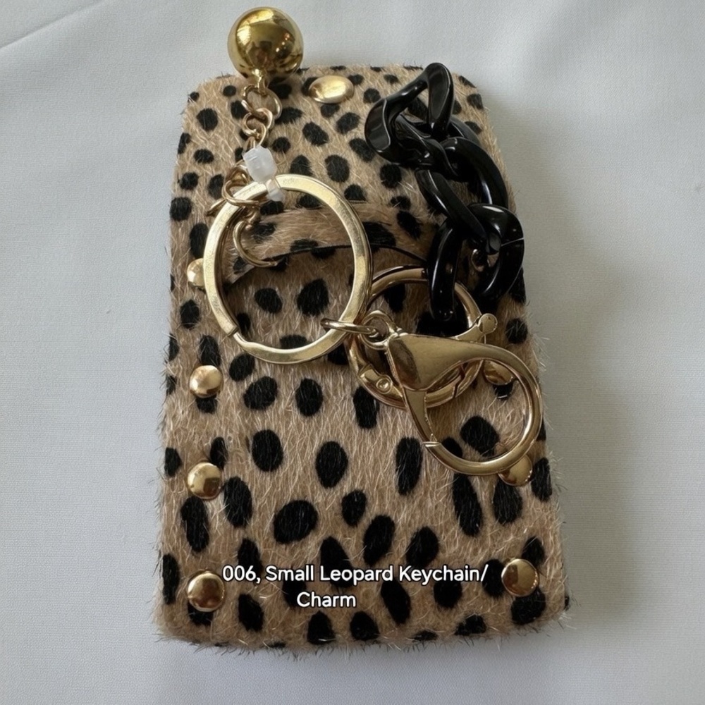 006, Leopard Print Keychain Charm - image 6